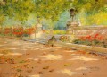 Terrace Prospect Park impressionism William Merritt Chase scenery